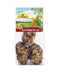 Царевични рулца с плодове и семена, 90 гр. - JR FARM Corn Rolls Fruit 